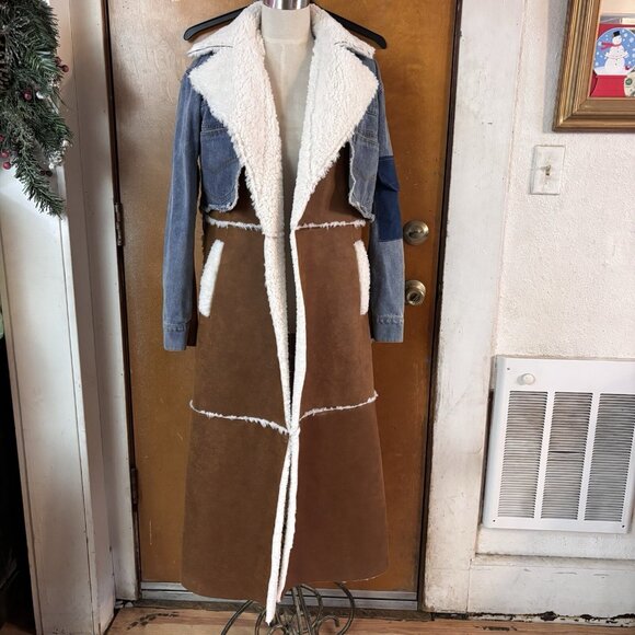 Azalea Wang Long Trench Maxi Coat  Small - Picture 3 of 5